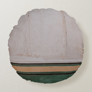 Cojín Redondo Foto de pavimento de hormigón marrón