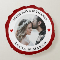 Foto personalizada en círculo blanco con corazón r