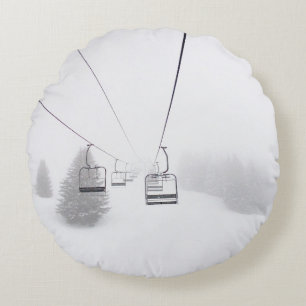 COJÍN REDONDO FOTOGRAFÍA DEL AUTO POR CABLE