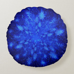 Cojín Redondo Fractal Snowburst