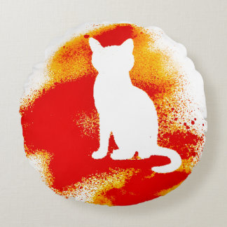 Cojín Redondo Freak Meow-t Fur Sure