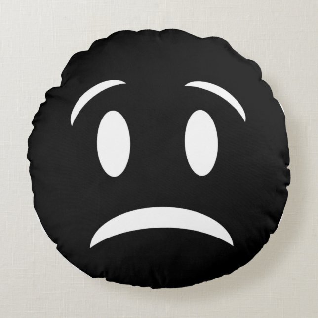 COJÍN REDONDO FROWNIE FACE (Anverso)