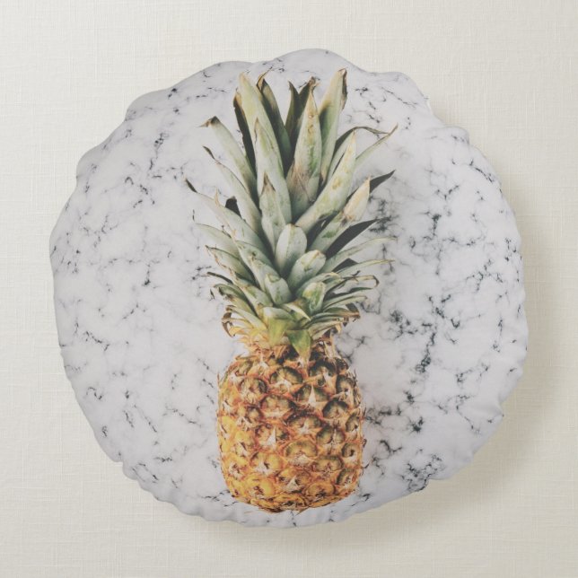 Cojín Redondo Fruta de la piña (Reverso)