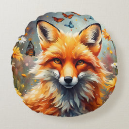 Cojín Redondo Fuchs auf der Wiese