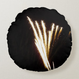 Cojín Redondo Fuegos artificiales asfixiantes