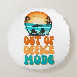 Cojín Redondo Fuera del modo de Office