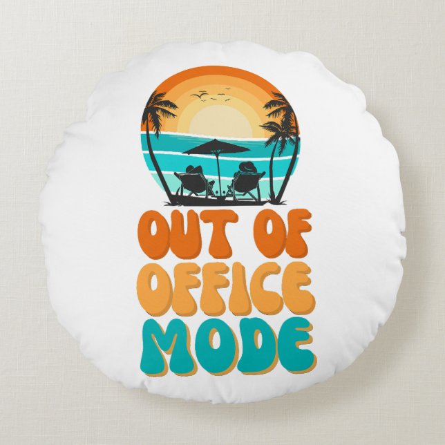 Cojín Redondo Fuera del modo de Office (Anverso)