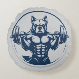 Cojín Redondo Fuerza del bulldog