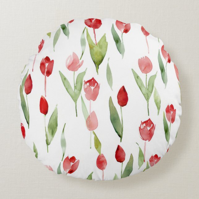 Cojín Redondo Funda Lilac Circle Pencil (Anverso)