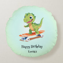 Funny dinosaur Skateboard Niños de fiesta de cumpl