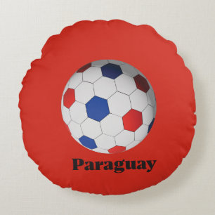 Cojín Redondo Fútbol Paraguayo