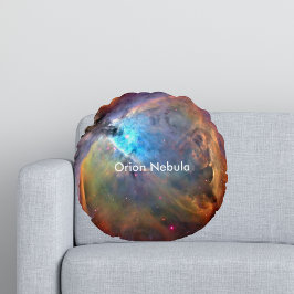 Cojín Redondo Galaxia espacial Orion Nebula