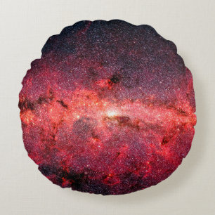 Cojín Redondo Galaxia Vía Láctea
