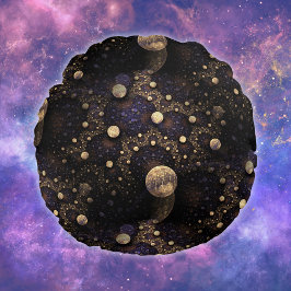 Cojín Redondo Galaxy Fractal