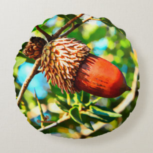 Cojín Redondo Galilee Acorn