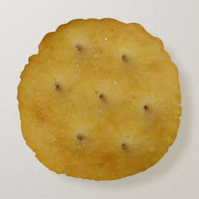 Cojín Redondo Galleta del bocado (Anverso)