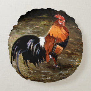 Cojín Redondo Gallo/Galo/Rooster
