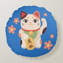 Gato Afortunado Maneki Neko Adorable