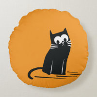 Gato Negro sobre Naranja – Niños