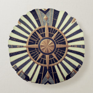Cojín Redondo Geometría de estrella