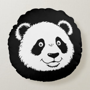 Cojín Redondo Giant Panda Bear