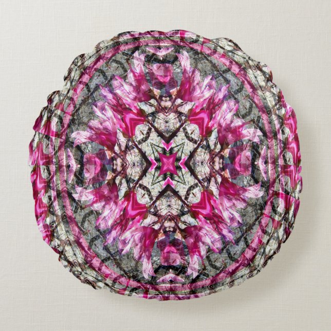 Cojín Redondo Gigantando Magnolias......... (Anverso)