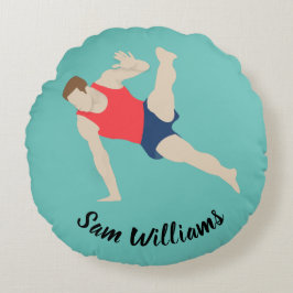 Cojín Redondo Gimnasta masculino