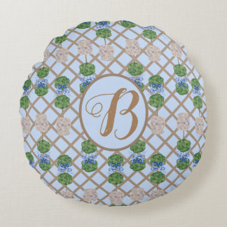 Cojín Redondo Ginger Jar Jars Topiary cesta Ro