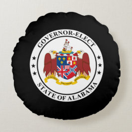 Cojín Redondo Gobernador electo de Alabama