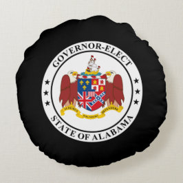 Cojín Redondo Gobernador electo de Alabama