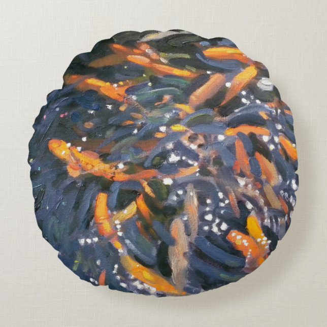 Cojín Redondo Goldfish 2010 (Anverso)