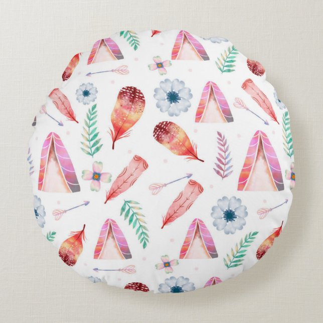 Cojín Redondo Good Round Pillow design  (Anverso)