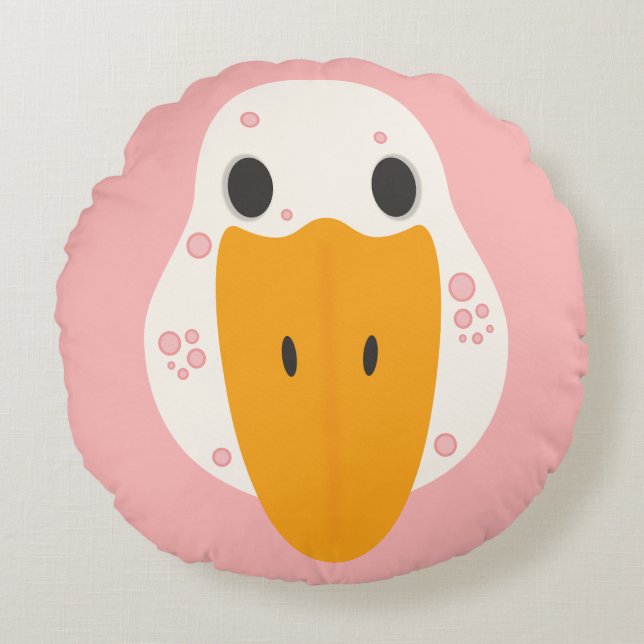 Cojín Redondo Goose With Pimples Pillow (Anverso)