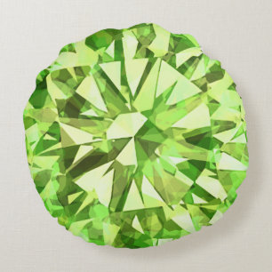 Cojín Redondo Gorgeous Gem Peridot