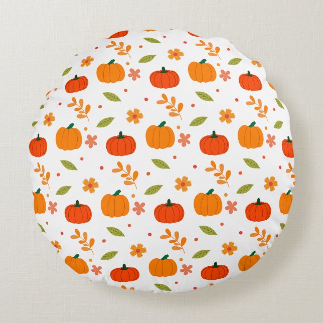 Cojín Redondo Gourd Vibes (Anverso)