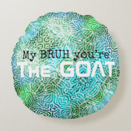 Cojín Redondo Graciosa sala de adolescentes de jerga