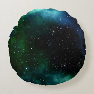 Cojín Redondo Gradiente de galaxia de estrellas