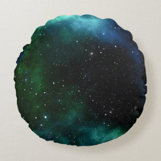 Cojín Redondo Gradiente de galaxia de estrellas