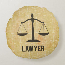 Cojín Redondo Graduación en la Facultad de Derecho Congrata la e