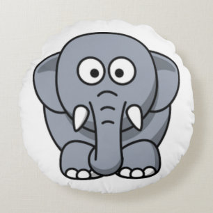 COJÍN REDONDO GRAY ELEPHANT