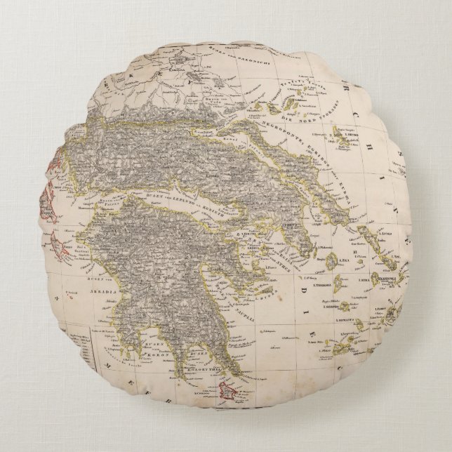 Cojín Redondo Grecia (Anverso)