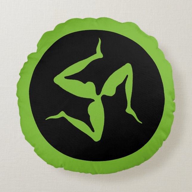 Cojín Redondo Grecia: Triskelion (Anverso)