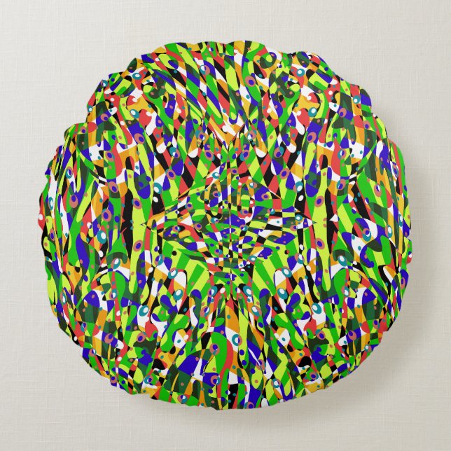 Cojín Redondo Gritar (Anverso)