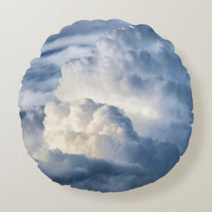 Cojín Redondo Grupo de nubes cúmulus
