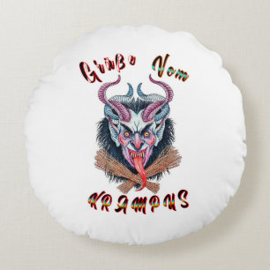 Cojín Redondo Grüße Vom Krampus Yule Devil December Krampusnacht