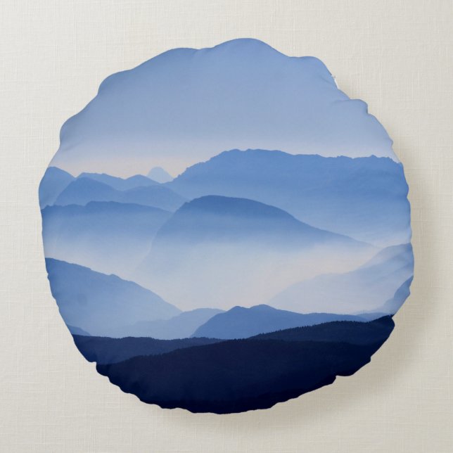 Cojín Redondo Guay Mountain Pass (Reverso)
