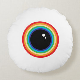 Cojín Redondo Guay Rainbow Eyeball