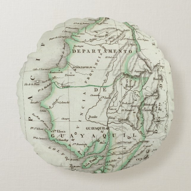 Cojín Redondo Guayaquil (Anverso)