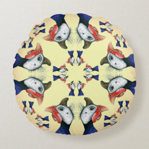 Cojín Redondo ¡Guineas Por Todas Partes!