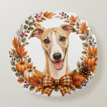 Guirnalda de otoño Whippet